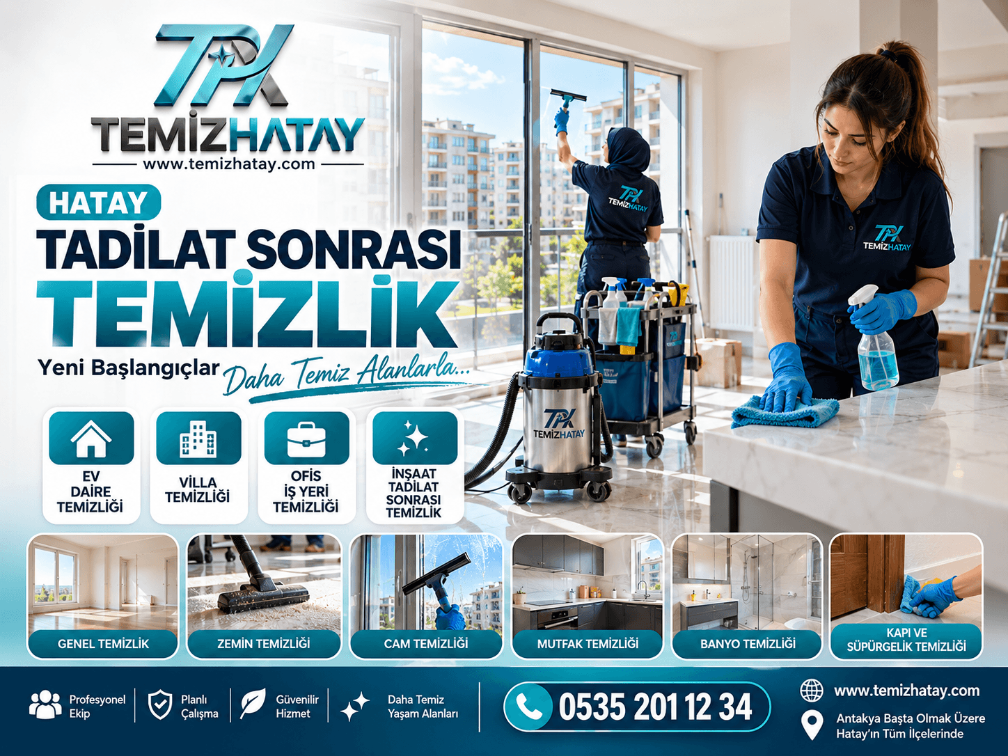 hatay tadilat sonrasi temizlik