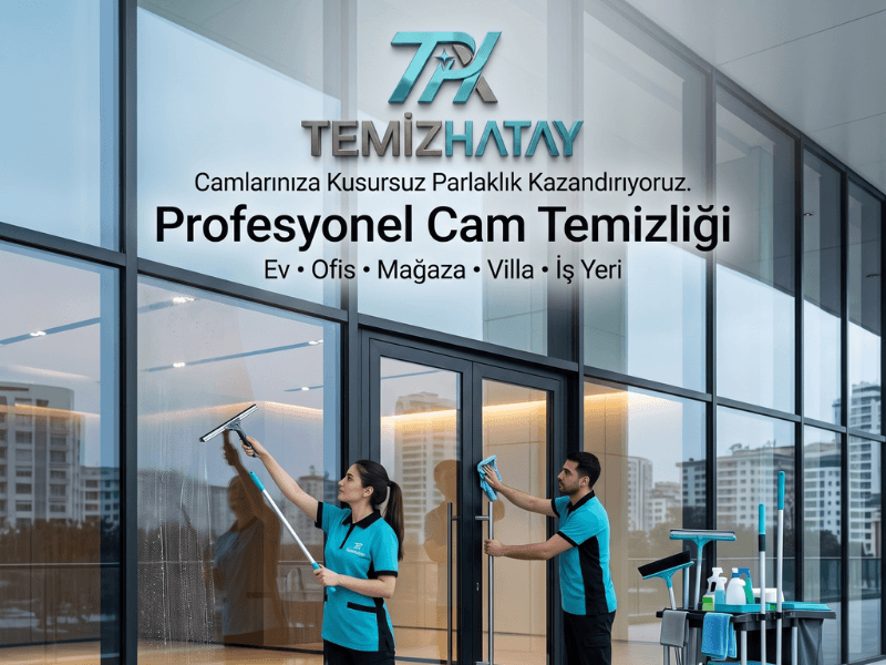 TemizHatay Hatay cam temizleme şirketi ve profesyonel cam temizliği hizmeti