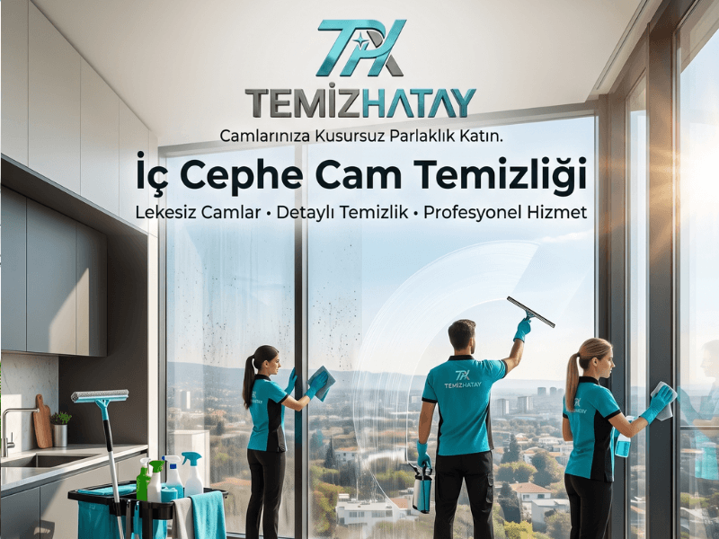 TemizHatay Hatay iç cephe cam temizliği hizmeti