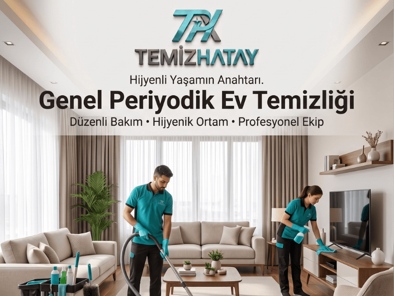 TemizHatay, Hatay ve Antakya'da haftalık, 15 günlük ve aylık periyodik ev temizliği hizmeti sunmaktadır.